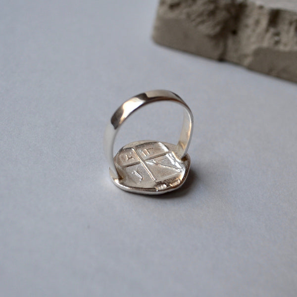 Silver Stater of Aegina ~Turtle Coin Ring