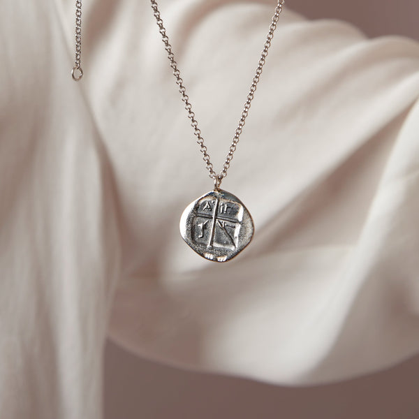 Silver Stater of Aegina ~ Turtle coin Silver Necklace