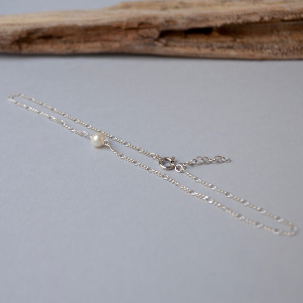 White Pearl Anklet Bracelet