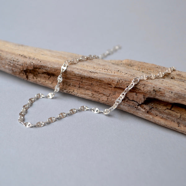 Minimal Silver Anklet Bracelet