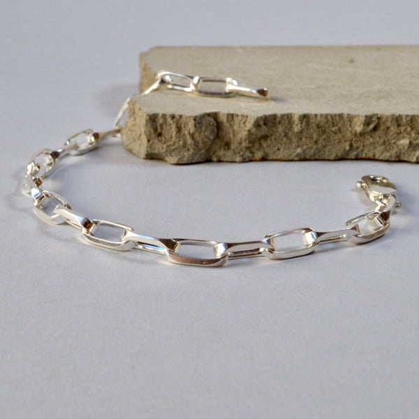 Mens Simple Chain Bracelet