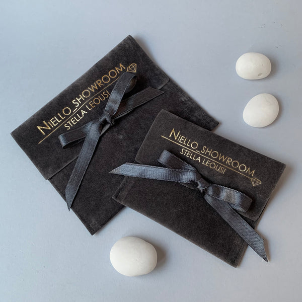 Origami Paper Boat Silver Earrings