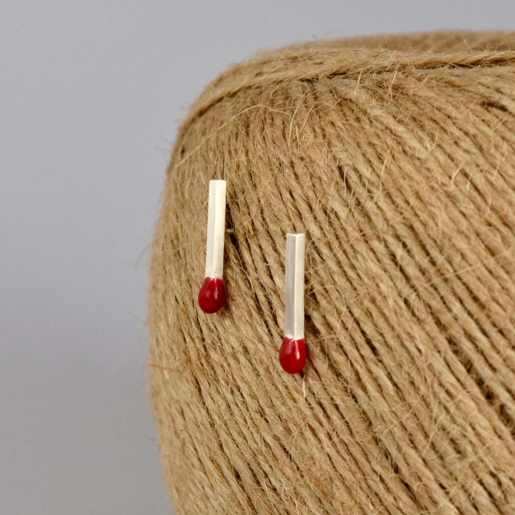 Tiny Match Silver earrings