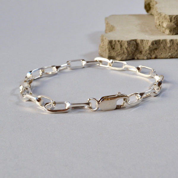 Mens Simple Chain Bracelet