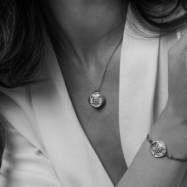Silver Stater of Aegina ~ Turtle coin Silver Necklace