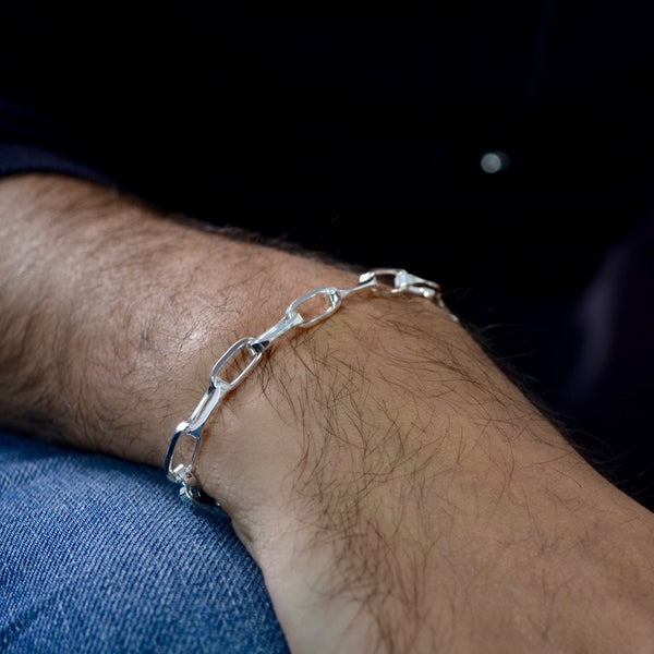 Mens Simple Chain Bracelet