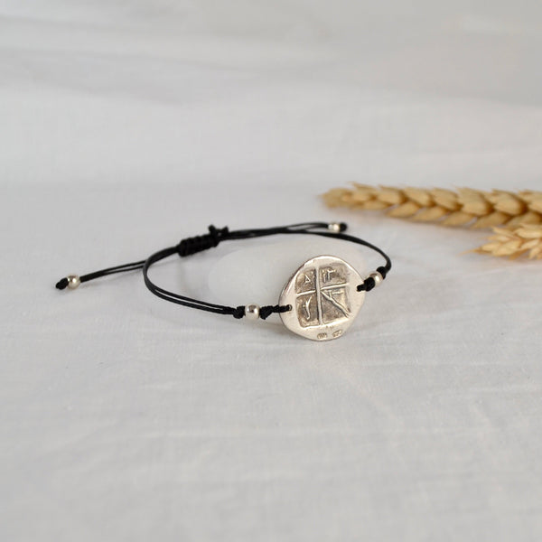 Ancient Greek coin  Silver Turtle Bracelet